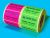 Fluoro Paper Stickers